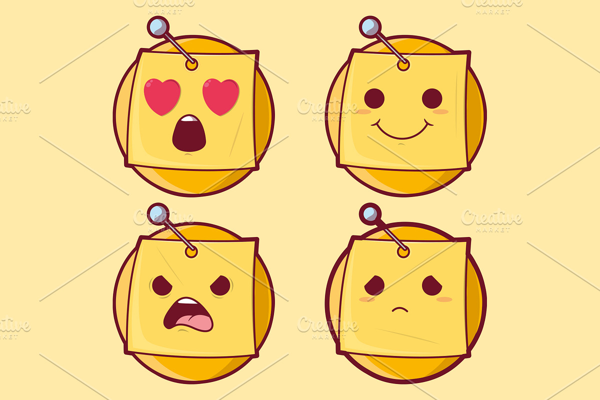 Sticker Emoji!, a Technology Illustration by pedrors (Photo 1 of 3)