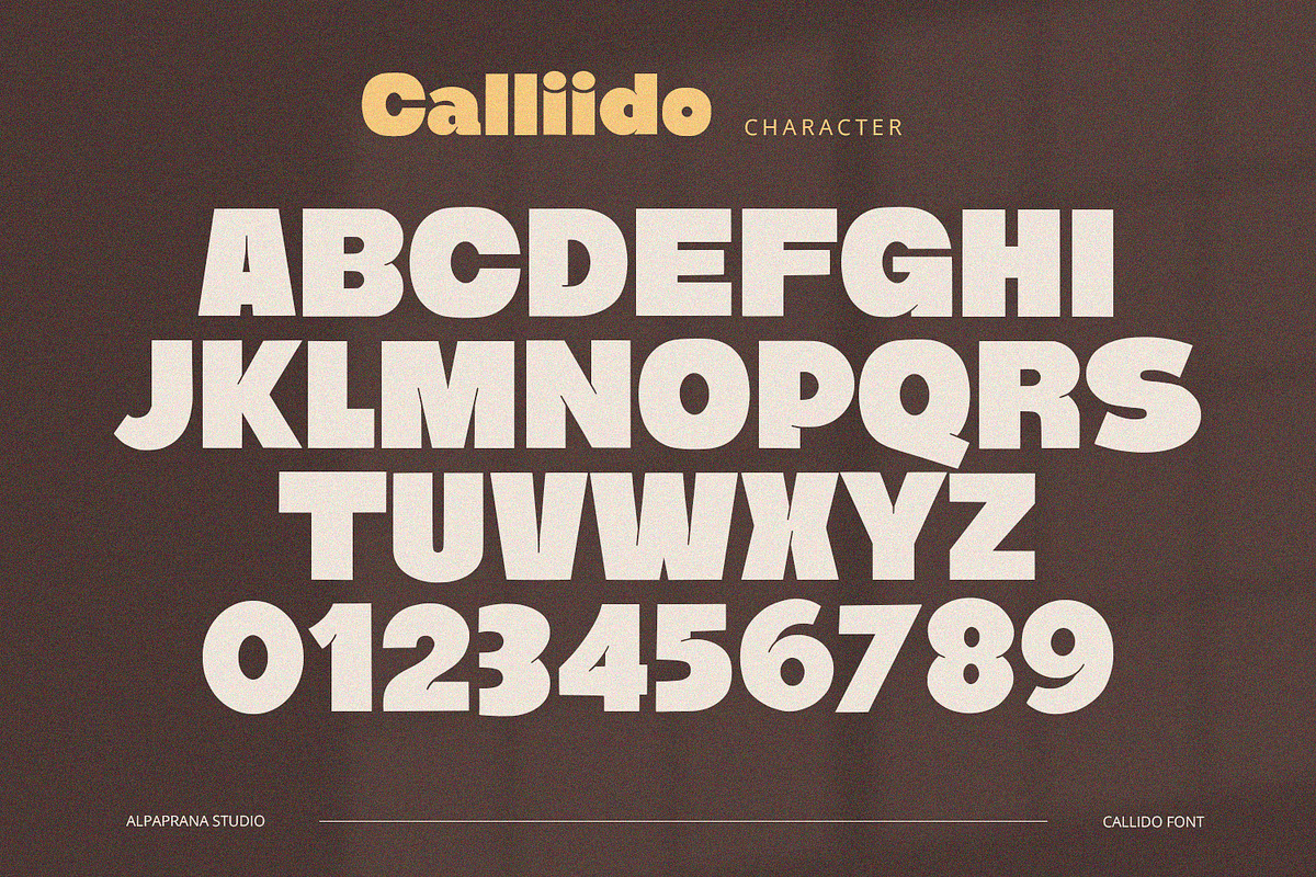 Callido - Sans Serif Font, a Sans Serif Font by Alpaprana (Photo 8 of 10)