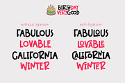 Birthday Verygood - Ligature Font, a Sans Serif Font by Airotype (Thumbnail 2 of 12)