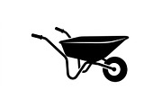 Wheelbarrow Silhouette Collection, an Object Graphic by Creativeshirt (Thumbnail 2 of 3)