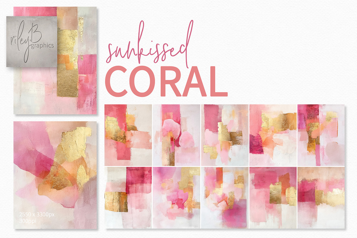 Sunkissed Coral, a Decorative Illustration by rileyBgraphics (Photo 1 of 7)