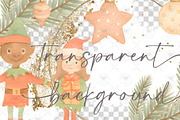 Elf winter Clipart, an Illustration by BigCakeBee (Thumbnail 2 of 4)