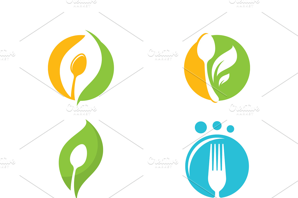 Restaurant logo vector template, a Graphic by T.Vooka