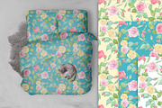 Seamless patterns .Peacocks  Flower, a Pattern Graphic by MitrushovaArt (Thumbnail 7 of 10)