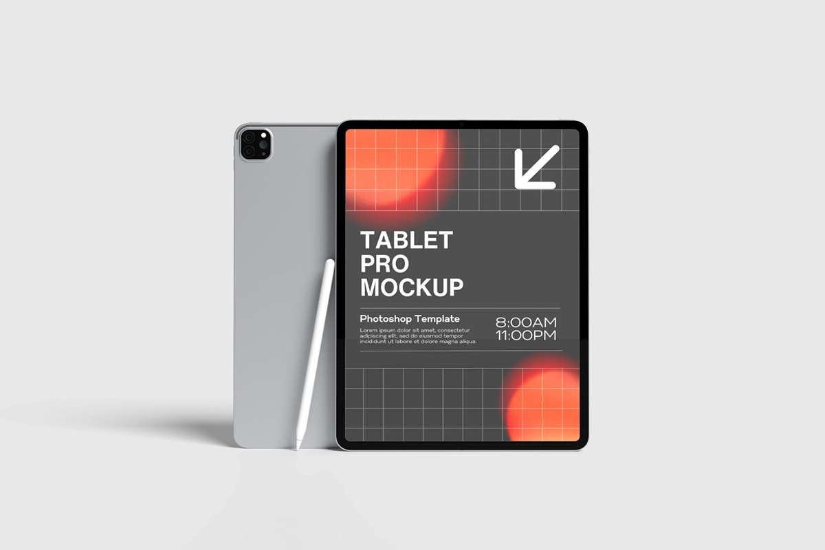 High Quality Tablet Screen Mockup, an iPad Mockup by AndikaGraphic (Photo 2 of 5)