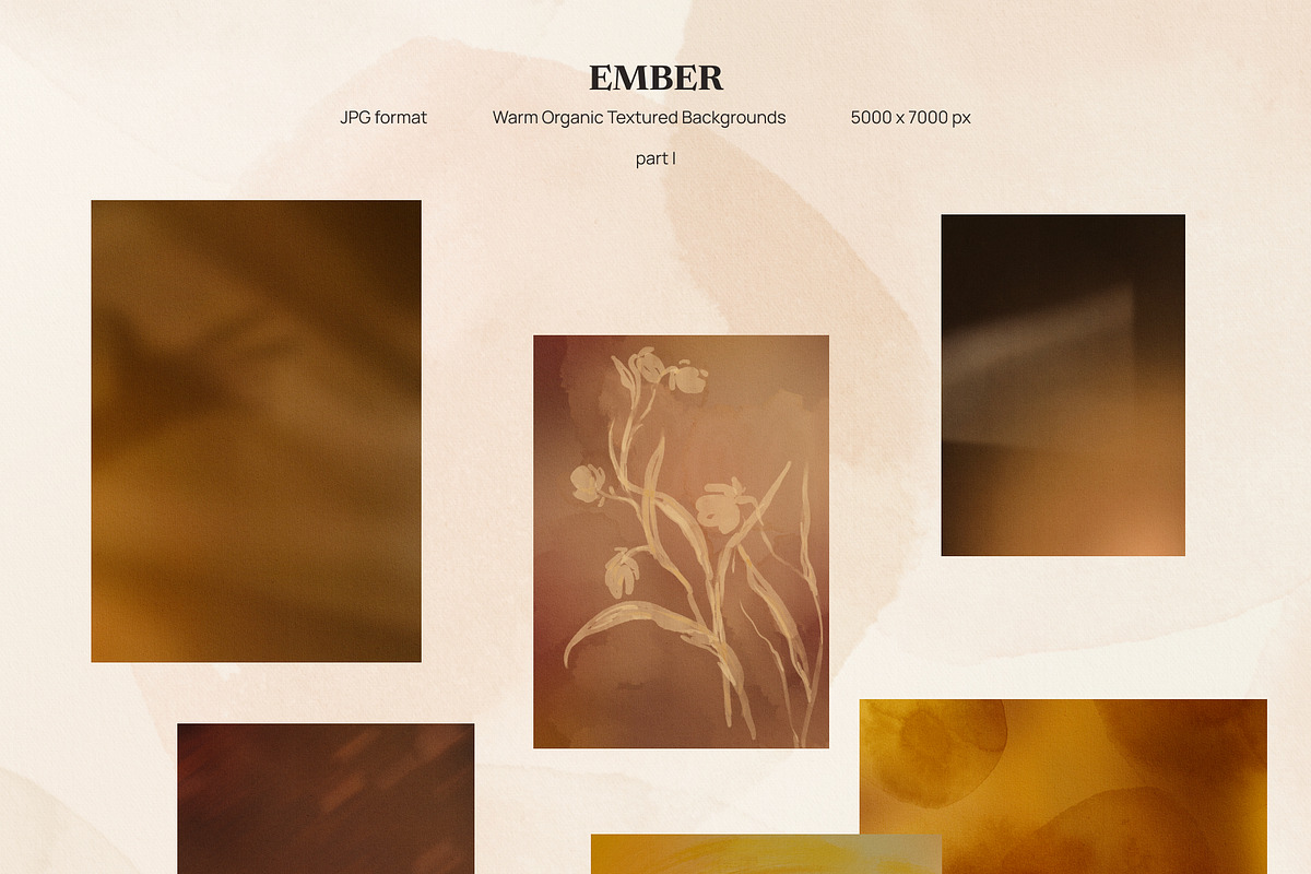 Warm Organic Textured Backgrounds, a Background Graphic by Yuliia Lashevska (Photo 4 of 9)