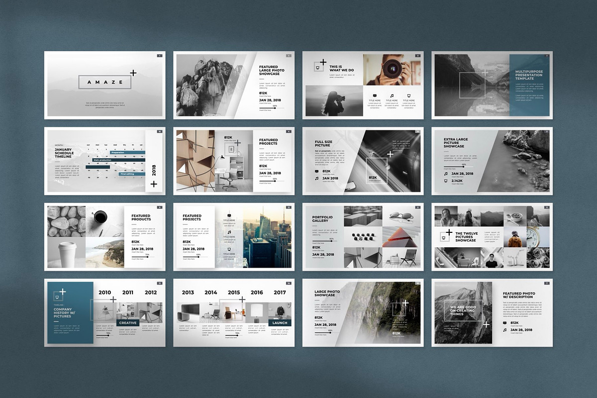 Amaze PowerPoint Template, a Presentation Template by Creathrive Design (Photo 5 of 8)