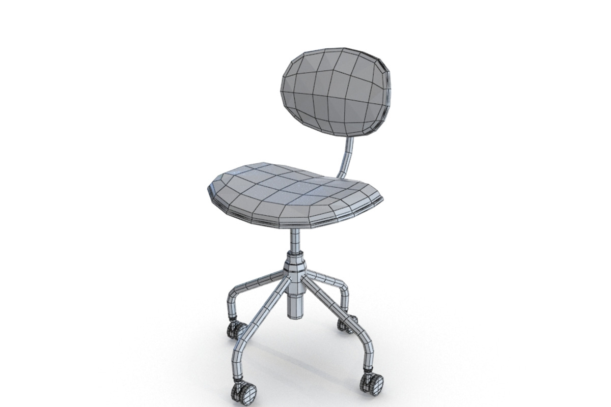 Swivel Office Chair, a Furniture 3D Model by Tedi Permana (Photo 6 of 7)