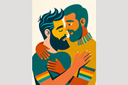 Queer Love Art Collection, a Person Illustration by StockVerse Creative (Thumbnail 2 of 4)