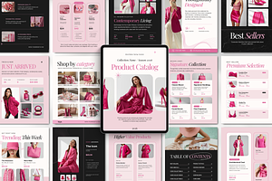 Wholesale Catalog Canva Template, a Brochure Template by DigiPax