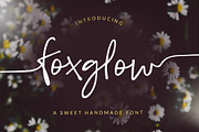 Foxglow Font, a Script Font by Angie Makes (Thumbnail 1 of 9)