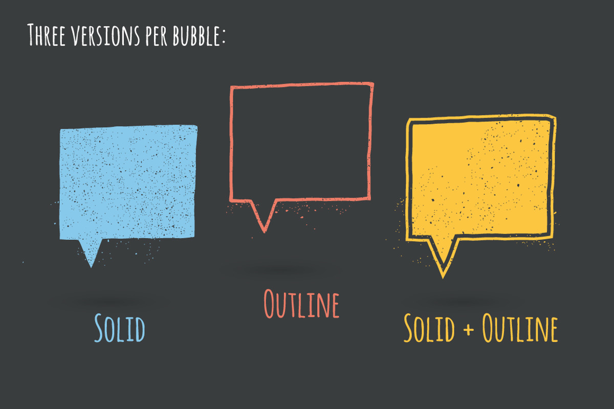 Speech bubble pack. preview 3