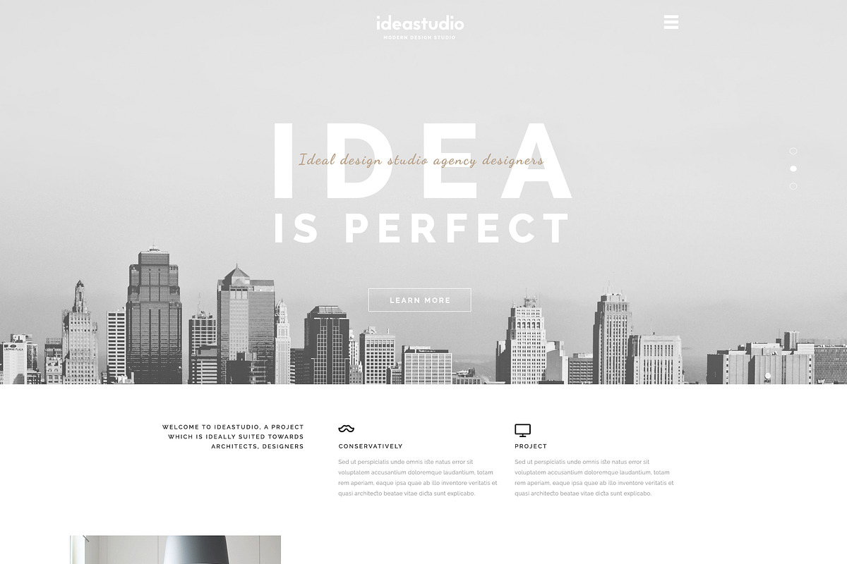 IdeaStudio- Best PSD Template, a Websites & App Template by KulStudio (Photo 3 of 9)