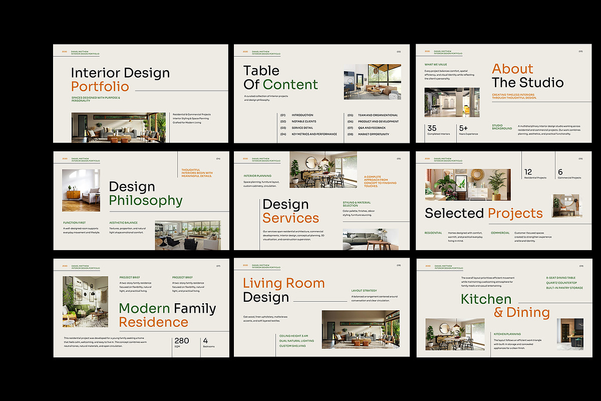 Beige Minimal Interior Design GSL, a Presentation Template by Neermana (Photo 3 of 4)