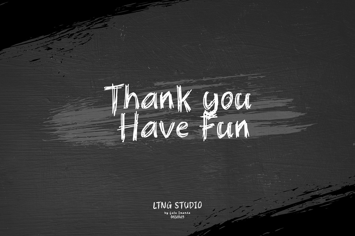 Overwhelmed handwritten, a Handwritten Font by LTNG STUDIO (Photo 9 of 9)