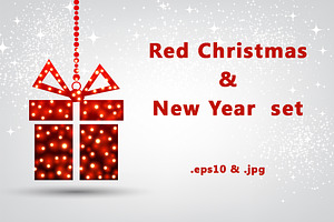 Red Christmas & New Year set