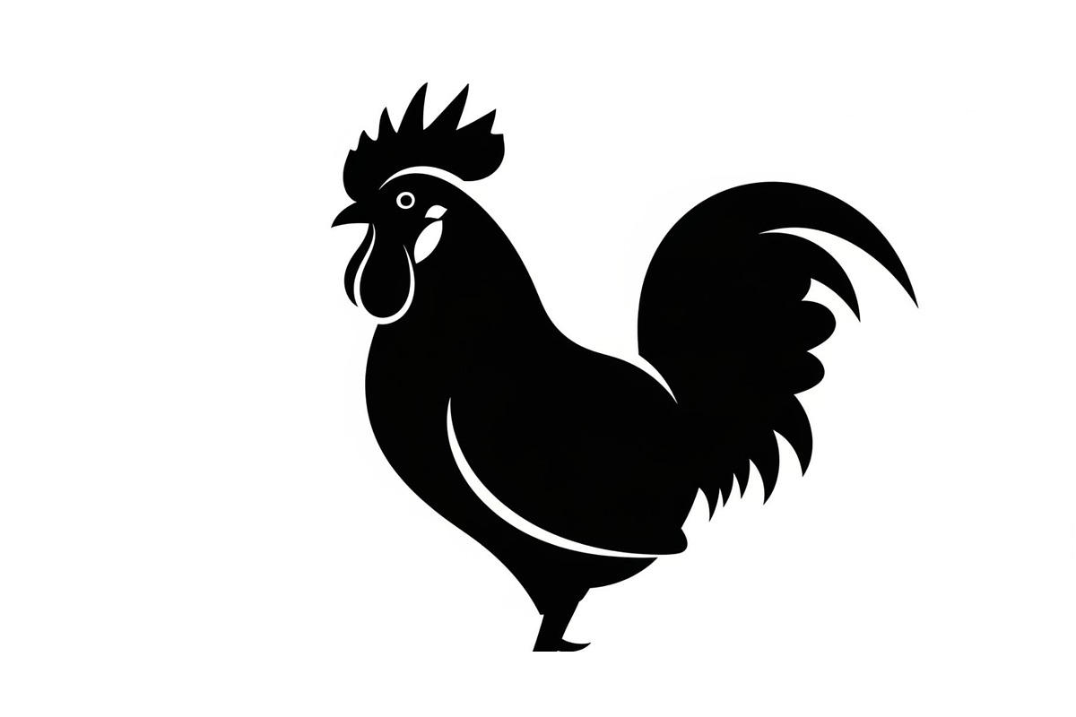 Rooster Chicken Silhouette Vector Bu, an Illustration by Designs_River (Photo 6 of 51)
