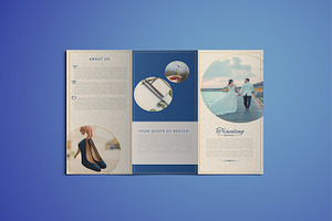 Traveling Business Trifold Brochure