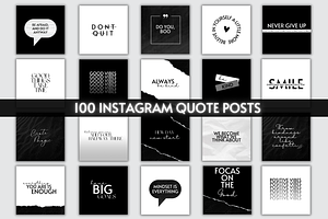 Black & White Instagram Template