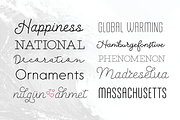 Salve Font Collection, a Script Font by Ahmet Altun (Thumbnail 6 of 6)