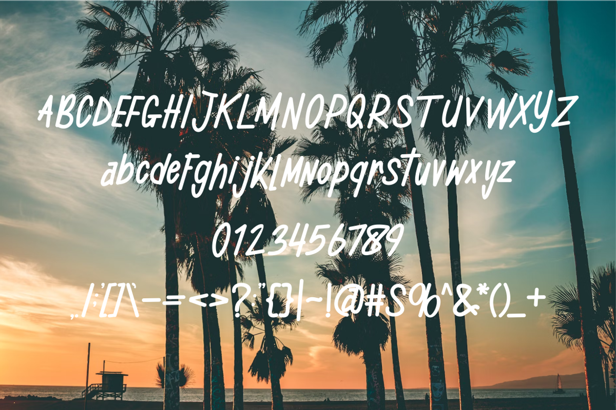 Abeezet Tuez Handwritten Font, a Handwritten Font by VectorCraft (Photo 5 of 5)