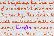 VT Mardin - Arabic Script Display, a Script Font by ViactionType (Thumbnail 8 of 10)