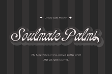 Soulmate Palms | Vintage Script
