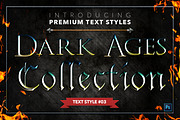 Dark Ages #1 - Text Styles, a Layer Style Add-On by Jonas Stensgaard (Thumbnail 4 of 18)