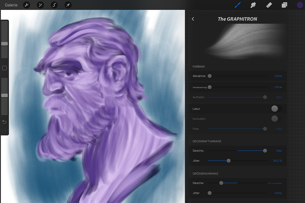 30+ PENCIL & CHARCOAL Brushes, a Brush Add-On by Georg's Procreate Brushes (Photo 15 of 17)