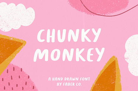 Chunky Monkey | Handwritten Font
