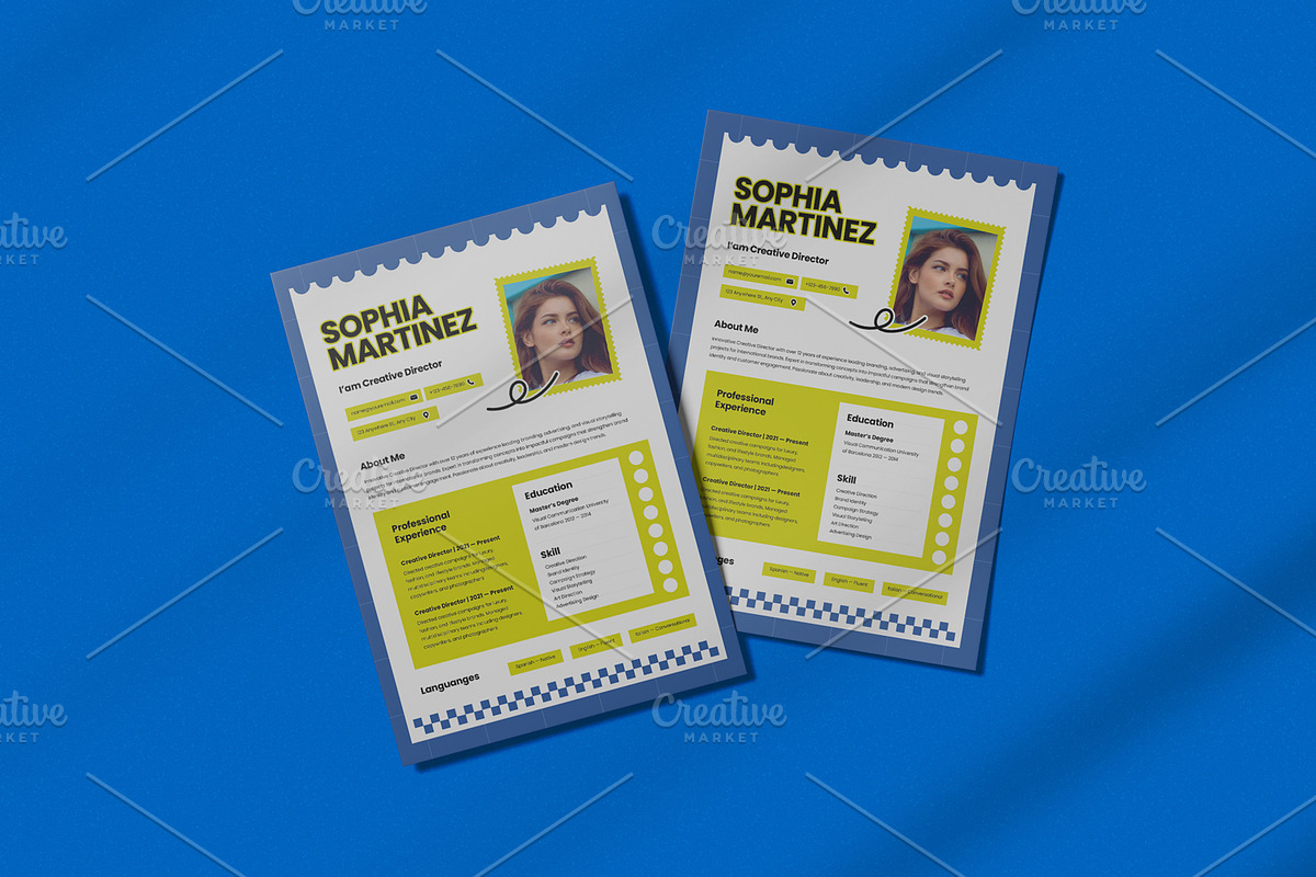 Sophia Creative Director Resume, a Resume Template by Izdihaar_Studio (Photo 3 of 3)