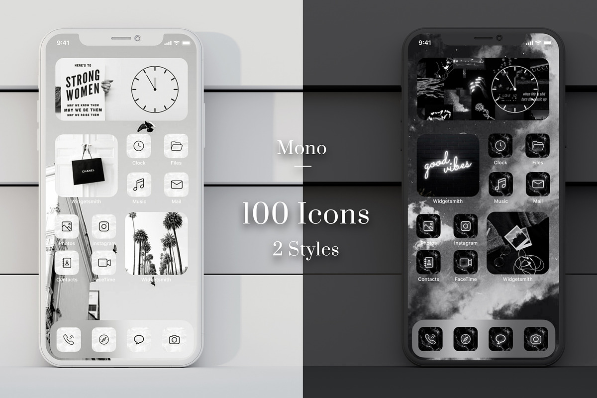 Mono - iOS 14 Icons • Black & White, an Icon by iosey (Photo 1 of 3)