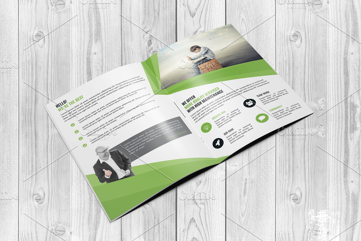 Corporate Bi-Fold Brochure Template, a Brochure Template by Alice_s (Photo 7 of 9)