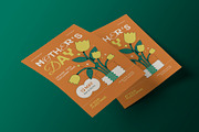 Orange Creative Mothers Day Flyer, a Flyer Template by Neermana (Thumbnail 3 of 4)