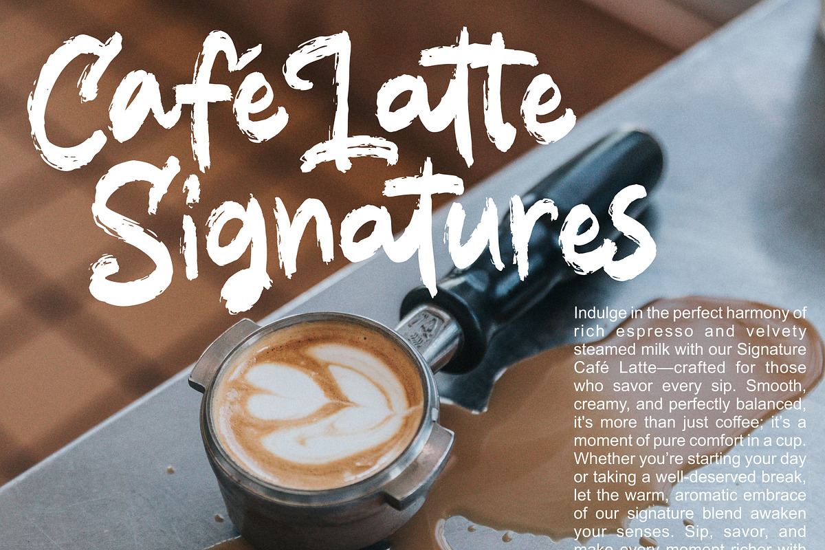 Butter Sweetness - Brush Font, a Handwritten Font by VASTARD STUDIO (Photo 7 of 12)
