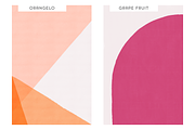 Citrus Color Block Backgrounds, a Texture Graphic by cassi has hobbies (Thumbnail 3 of 8)
