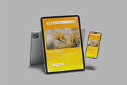 Tablet & Phone Mockup, a Device Mockup by rizalamora (Thumbnail 7 of 11)