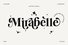Mirabelle - Elegant Ligature Font