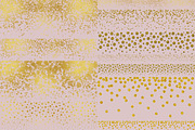 Gold confetti borders, a Pattern Graphic by Paper Farms (Thumbnail 5 of 5)