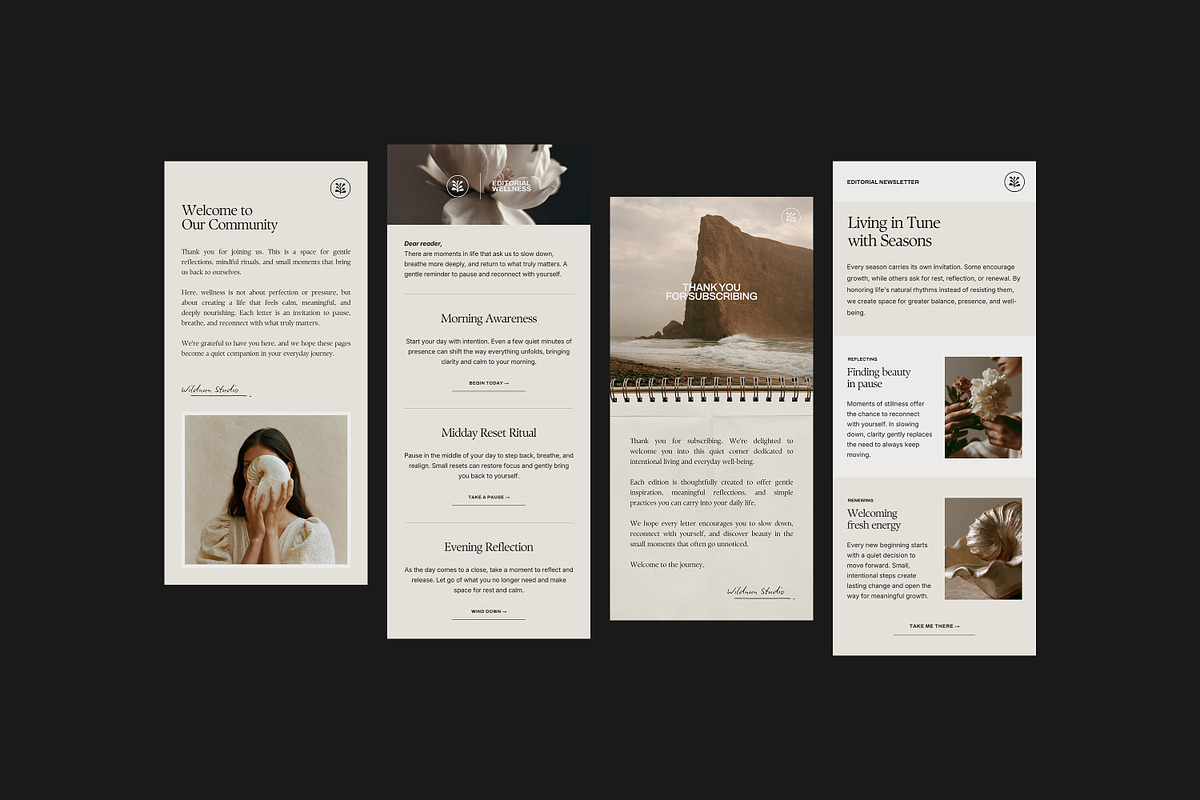 Editorial Newsletter Templates, an Email Template by Wildnun Studio (Photo 6 of 18)