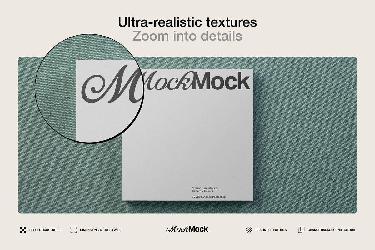 Square Card Mockup / Album Cover, a Product Mockup by MockMock Mockups (Photo 2 of 4)