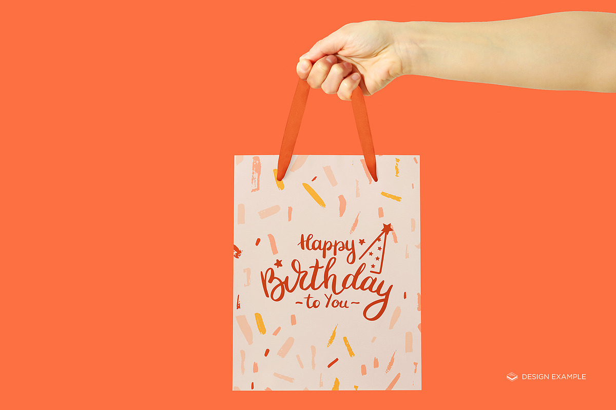 Cub Size Gift Bag Mock-up, a Print Template by Branda Keeps (Photo 11 of 17)