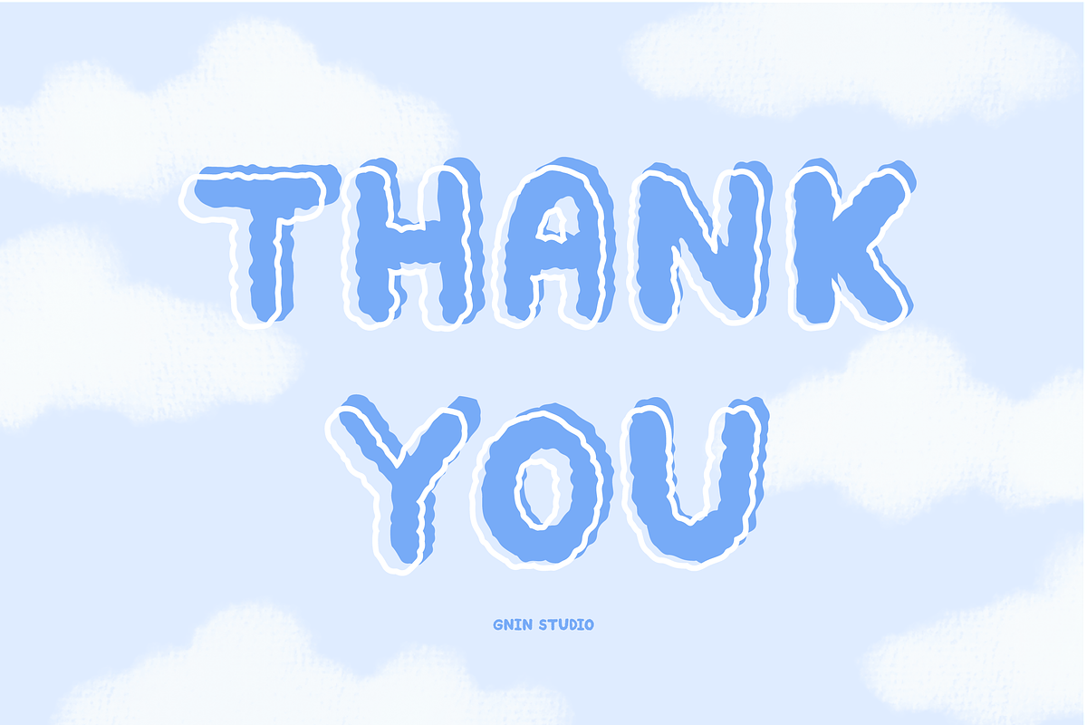 Cloudy - Cute Decorative Font, a Symbol Font by Kanink Studio (Photo 15 of 15)