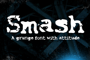 Smash, a Font by Cool Fonts