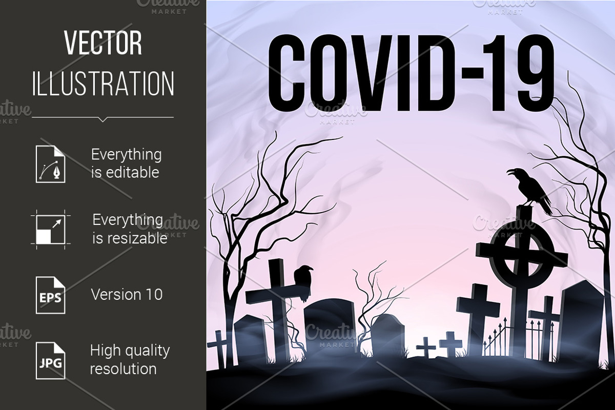 Graveyard, a Graphic by DvargShop