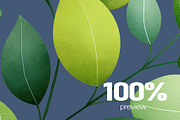Watercolor Leaves Clipart, a Decorative Illustration by BazziBa♥ (Thumbnail 2 of 6)