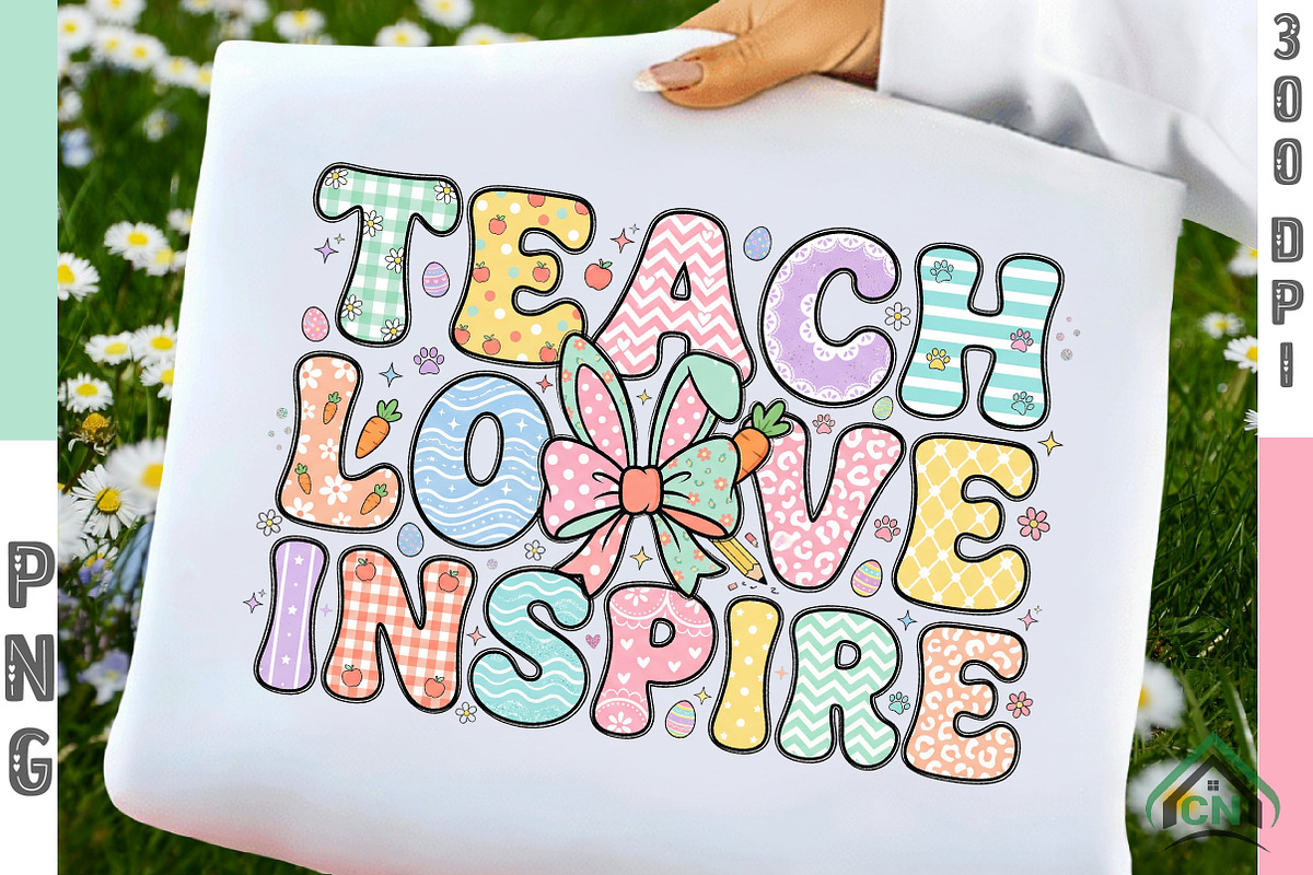 Easter Teacher Png, Happy Easter Png, an Illustration by Craft Nest (Photo 1 of 6)