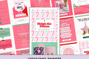 Christmas & New Year Email Templates, an Email Template by The Pixel Palace