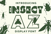 Insect AZ Font, a Symbol Font by Fourteen Letter (Thumbnail 1 of 8)