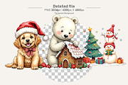Festive Watercolor Clipart, an Illustration by Artnoy (Thumbnail 3 of 8)